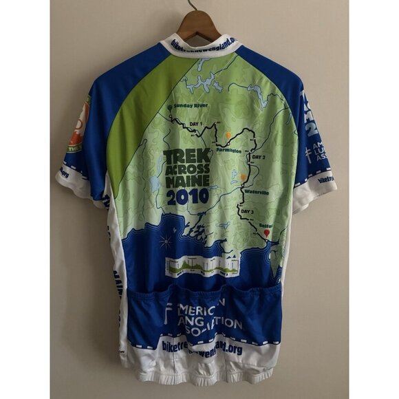 Trek across Maine 2010 men’s Bike cycling shirt XL Cyclist Gear Jersey - Picture 4 of 12